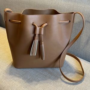 J. Crew brown crossbody bag